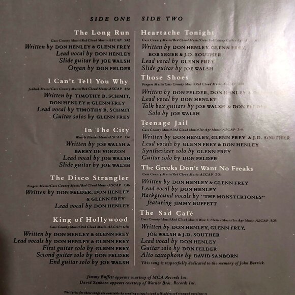 Bundle of 5 Classic Eagles Records w/ 2 bonus, secret Records - Picture 9 of 12